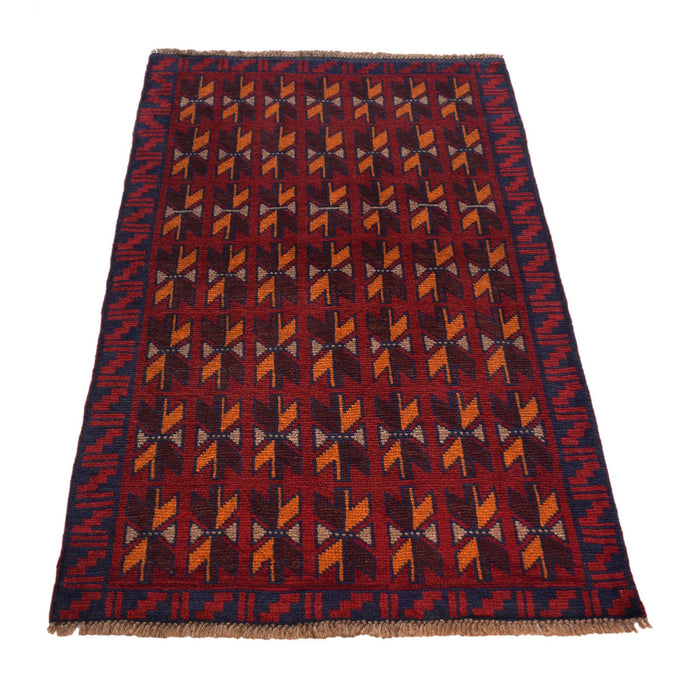 authentic Afghan rug, handcrafted wool rug, 