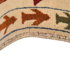 Collector’s Afghan War Weapons Rug 3.9x2.7 ft