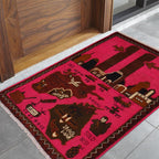 Afghan 9/11 War Inspired Rug 2.8x2 ft
