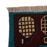 Afghan Helicopter War Story Rug 4.7x3.4 ft