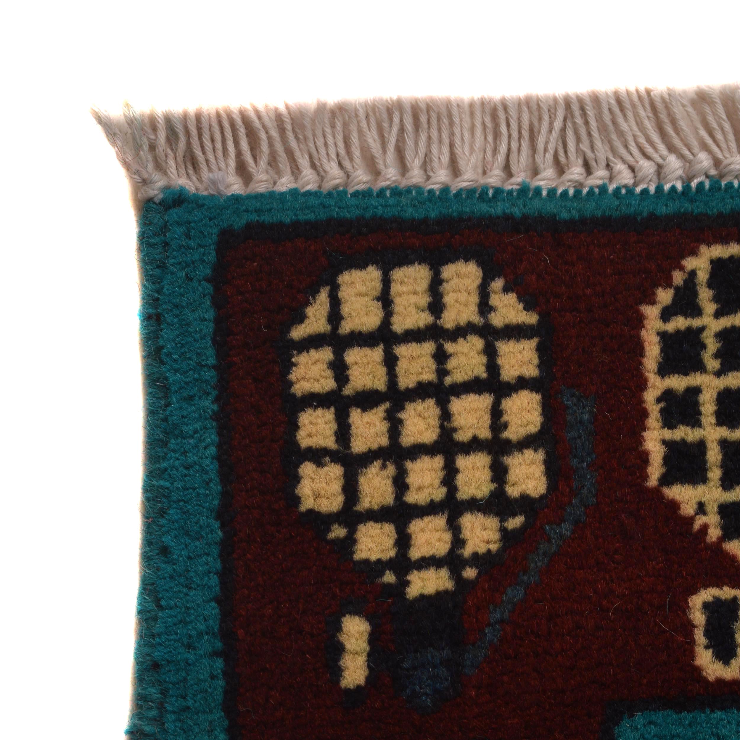 Afghan Helicopter War Story Rug 4.7x3.4 ft