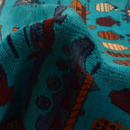 Afghan Helicopter War Story Rug 4.7x3.4 ft