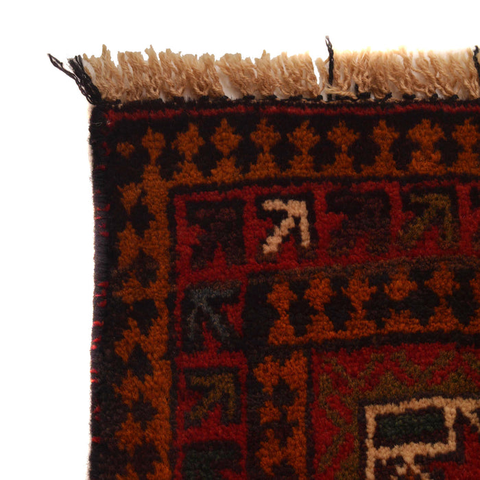 Afghan Woolen Prayer Rug 5.6x3.2 ft