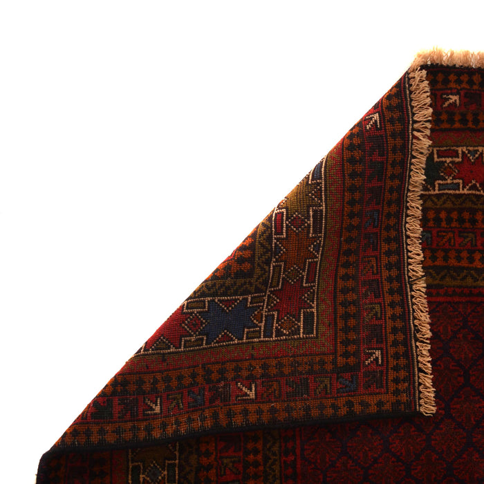 Afghan Woolen Prayer Rug 5.6x3.2 ft