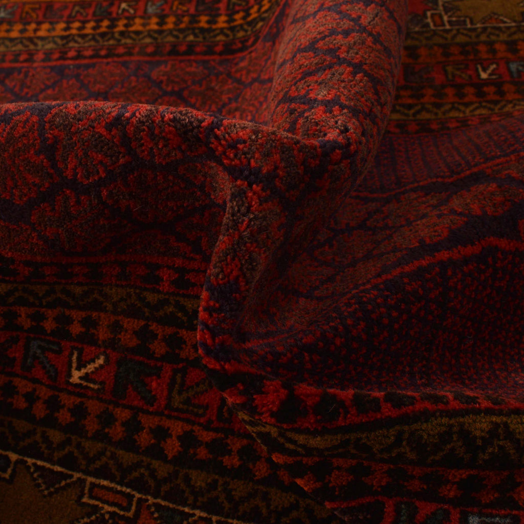 Afghan Woolen Prayer Rug 5.6x3.2 ft