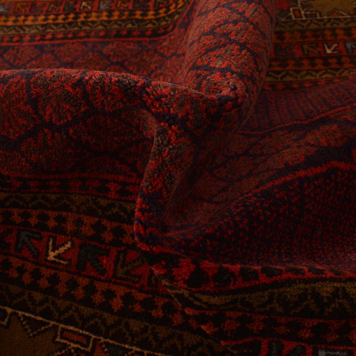 Afghan Woolen Prayer Rug 5.6x3.2 ft