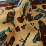 Traditional War Weapons Carpet 5.1x3.3 ft