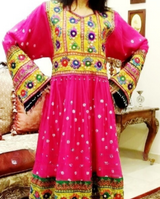 Afghan Bridal Embroidered Gown Dress