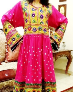 muslim nikah costume, afghan clothes, pashtun singer dress
