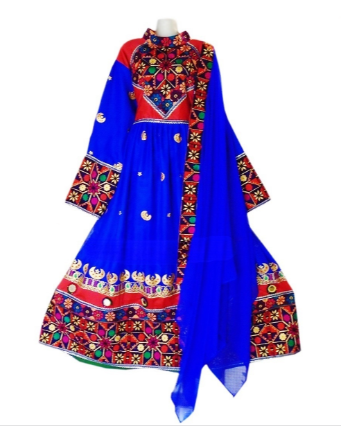 Afghan Hand Embroidery Work Dress