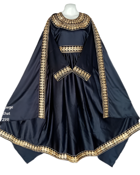 New Afghan black dress
