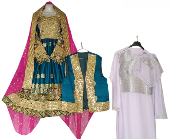 Afghan Dress for Bride & Groom