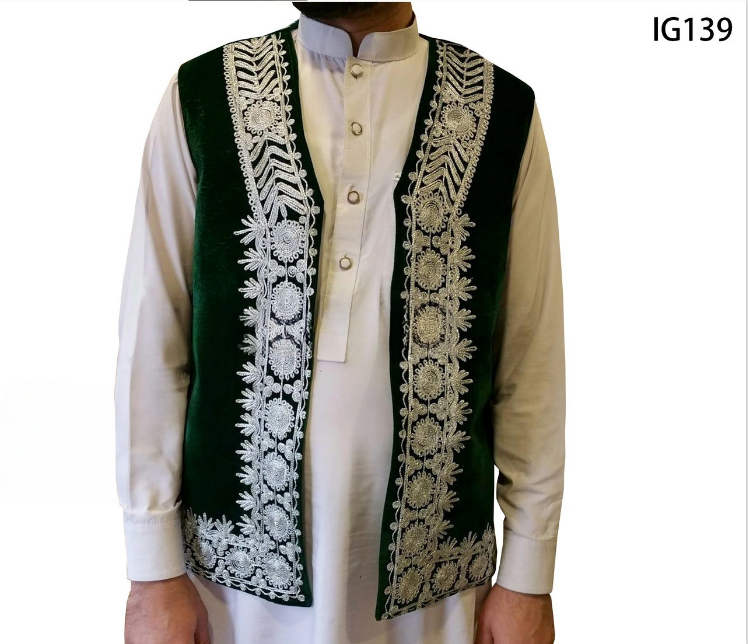 New Afghan men vest