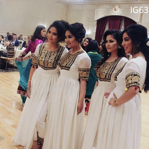 New henna night simple embroidery clothes for culture