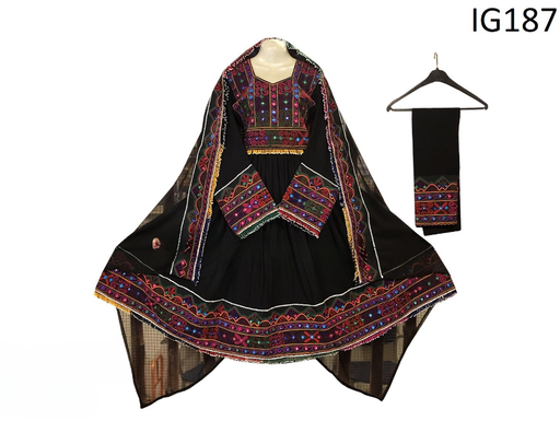 New Afghan black suit