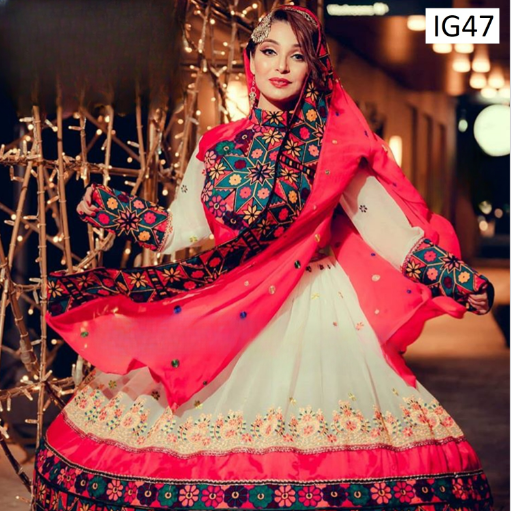 buy new traditional simple embroidery nikkah dress
