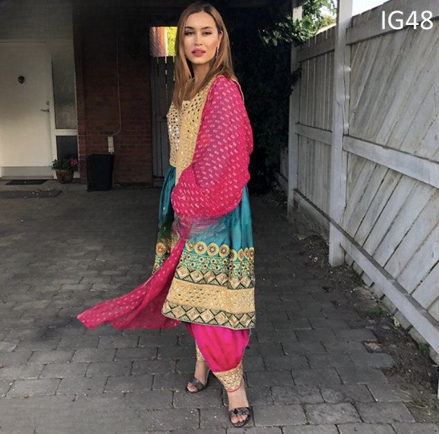New Afghan fashion online  3 piece suit