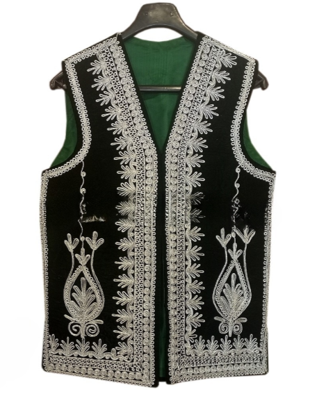 Afghan Groom Velvet Vest