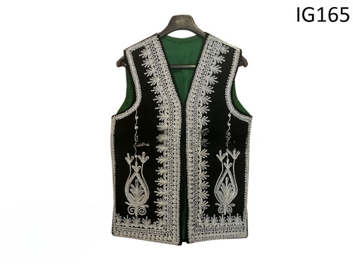 Afghan Groom Velvet Vest