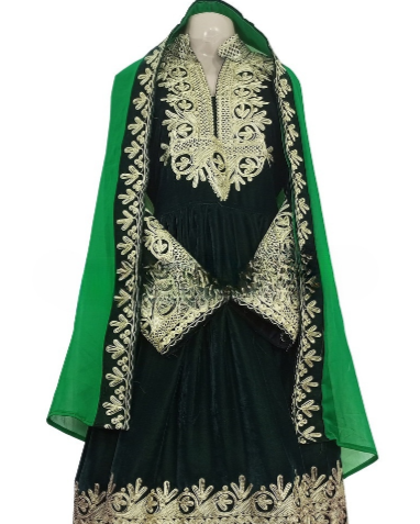 Afghan Chorma Dozi Bridal Dress