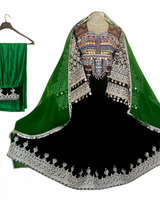 Afghan woman's Hand Embroidery Dress