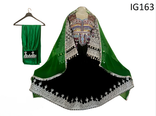 Afghan woman's Hand Embroidery Dress