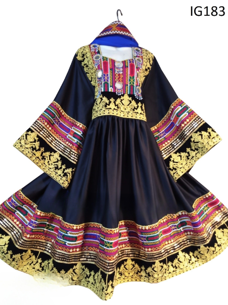 New Kochian embroidery latest Designs black dress