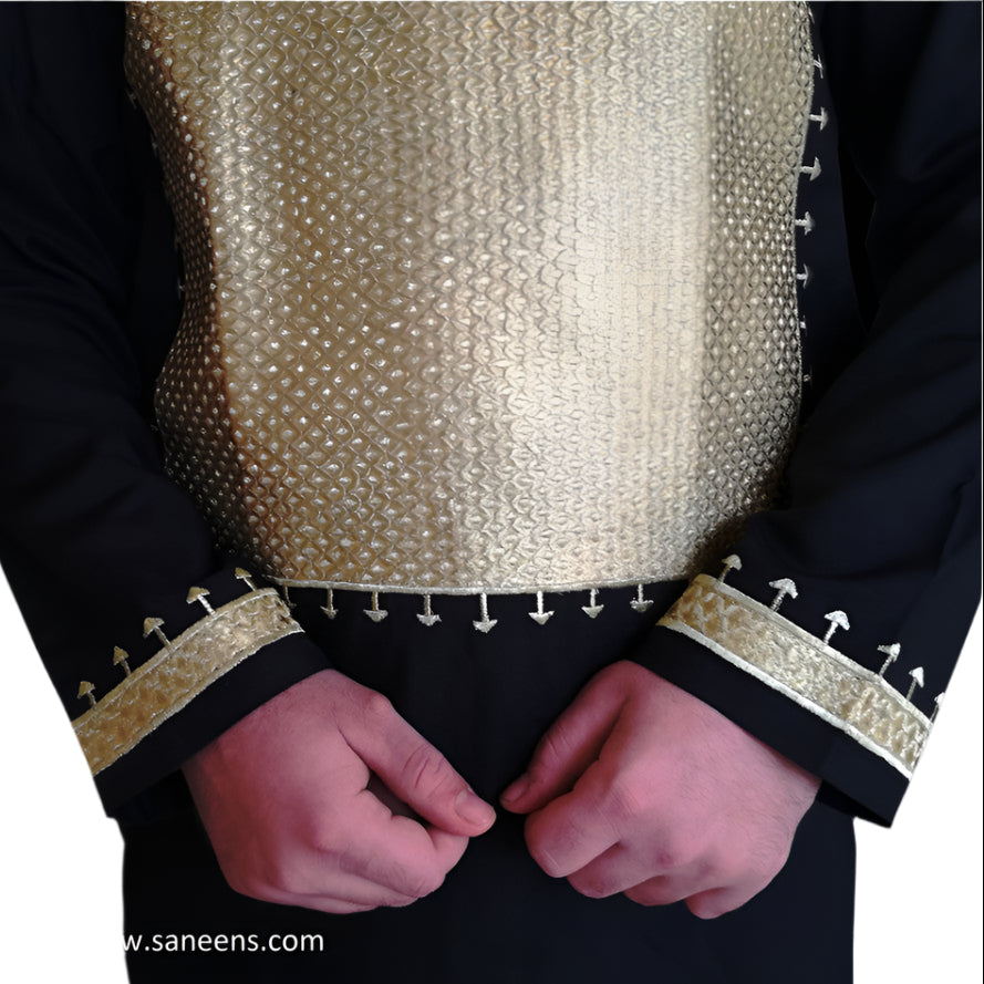 Gents Suit Embroidery Mirror Work