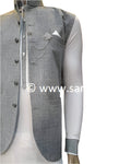New pashtun style online silver vest for men