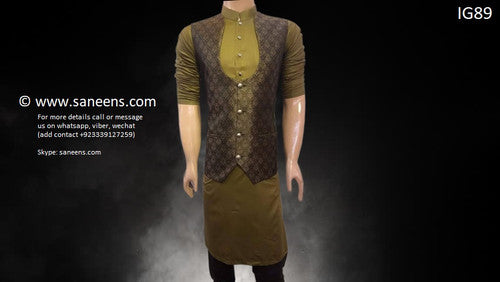 New saneens fashions clothes for boys in luxor gold color