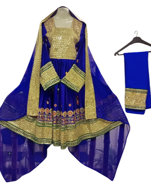 Afghan  Hand Embroidery Work Dress