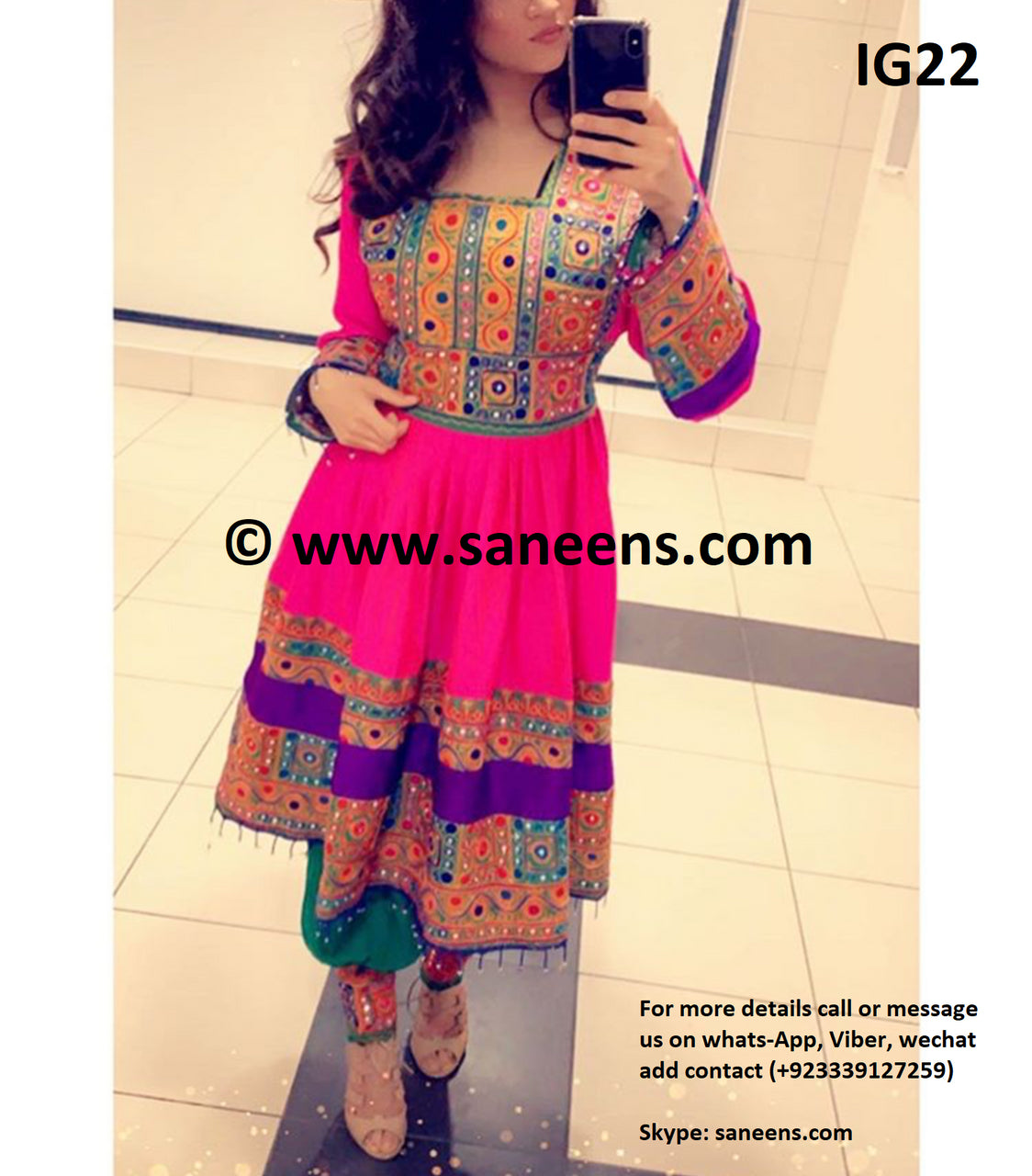 Afghan Traditional Frock