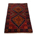 vintage Afghan Baloch rug, Afghan tribal rug, hand-knotted wool rug, 