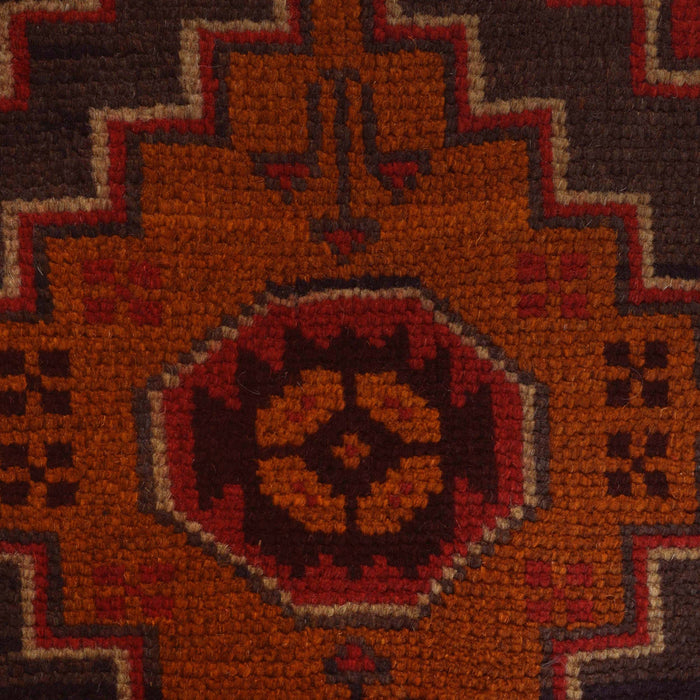 Afghan rug for living room, handmade wool tribal rug, 