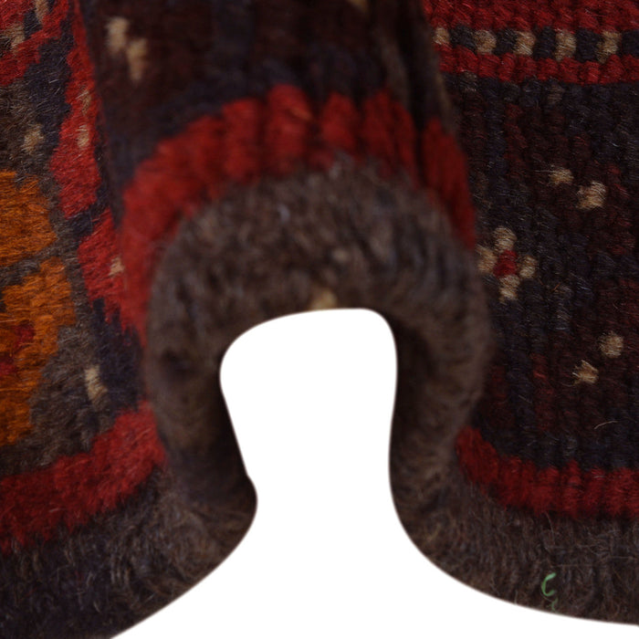 unique Baloch rug design, artisan-crafted Afghan rug, 