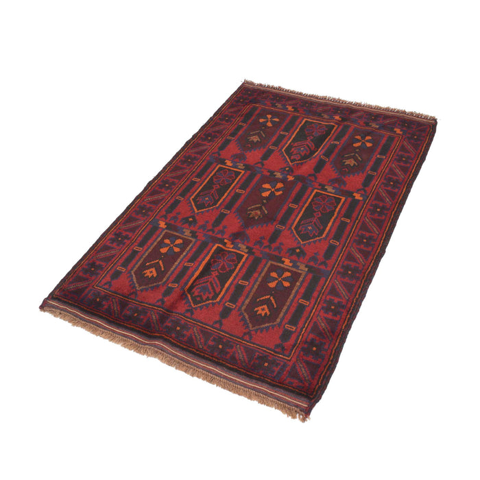 Prayer Rug Afghan Crafted 4.3x2.8 ft