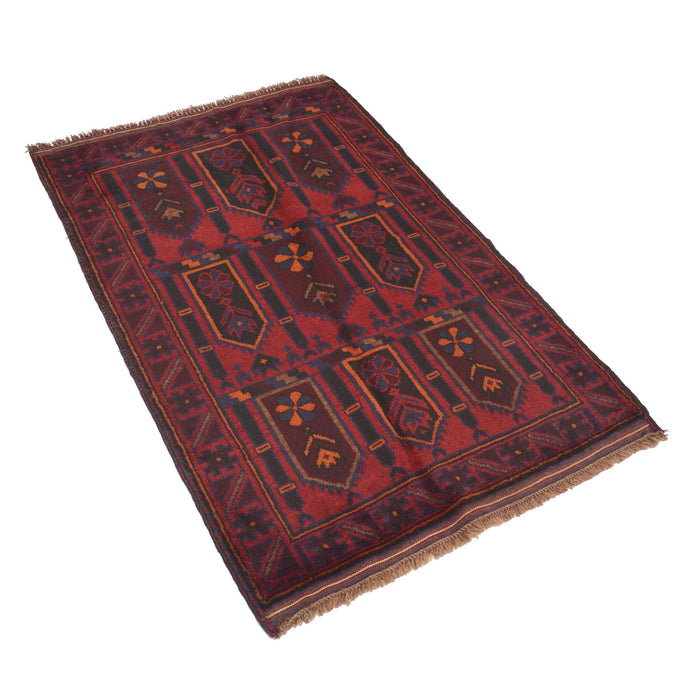 Prayer Rug Afghan Crafted 4.3x2.8 ft