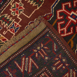 Afghan Rug Prayer Design 4.6x3.1 ft