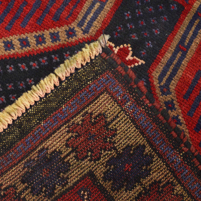 Afghan Handloom Prayer Rug 4.5x3.1 ft