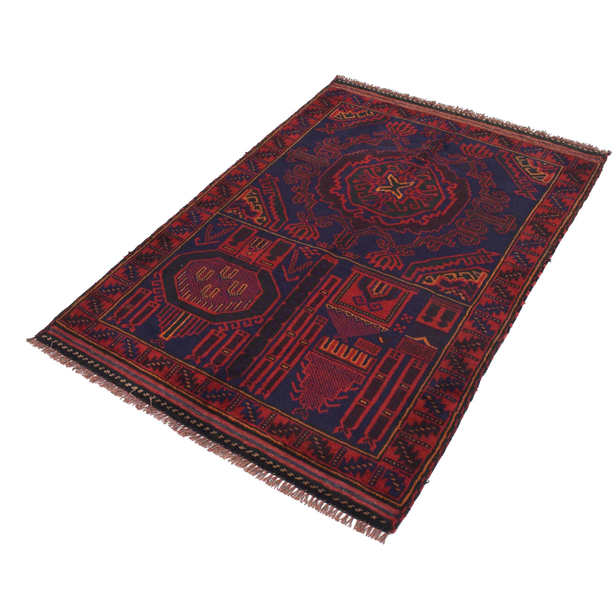 Afghan Tribal Prayer Piece 4.7x3.1 ft