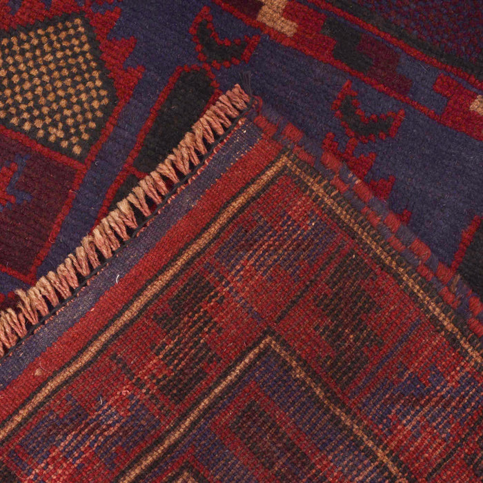 Soft Afghan Wool Prayer Rug 4.7x2.9 ft