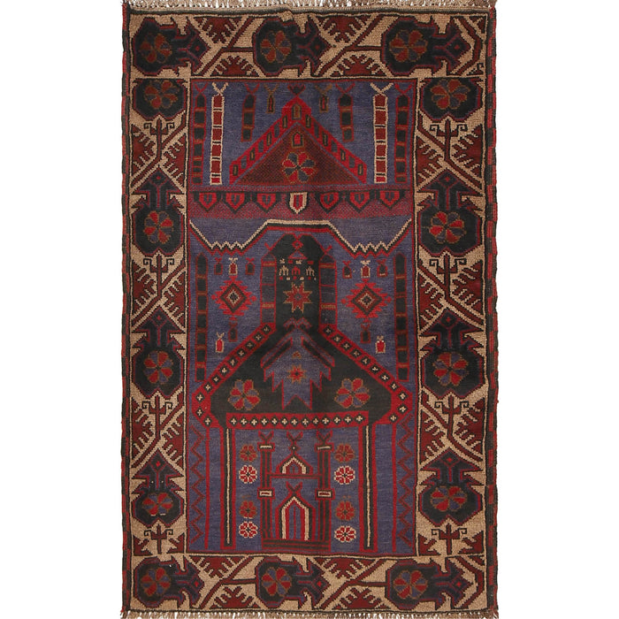 Prayer Rug Fine Weaving 4.5x2.8 ft
