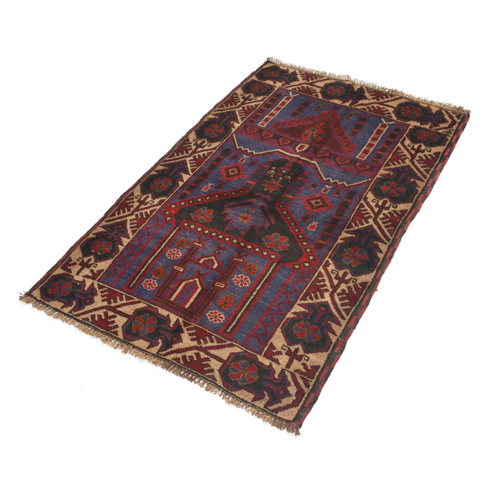 Prayer Rug Fine Weaving 4.5x2.8 ft