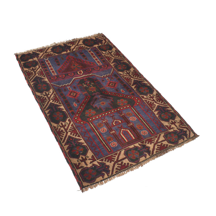 Prayer Rug Fine Weaving 4.5x2.8 ft