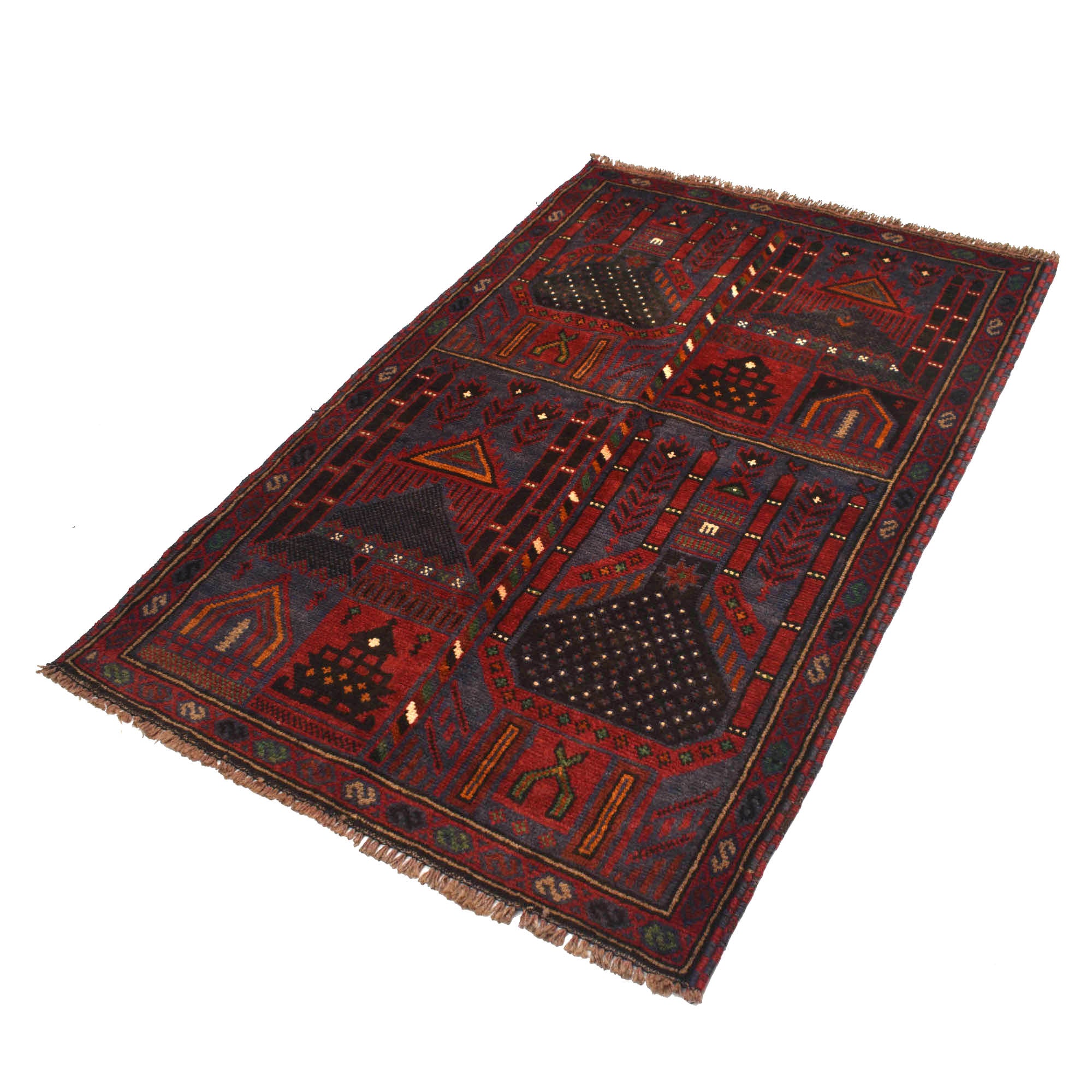 Afghan Handmade Worship Piece 4.9x3.1 ft