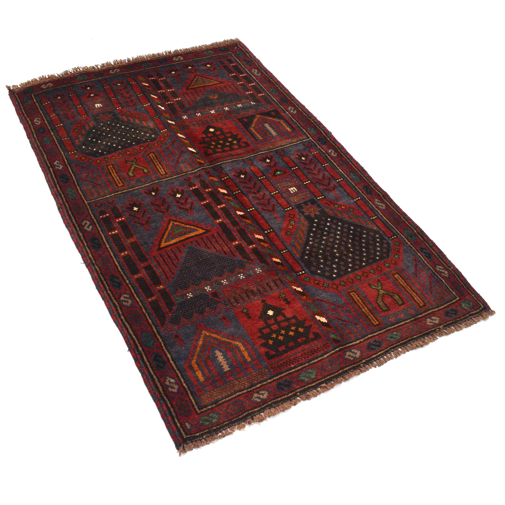 Afghan Handmade Worship Piece 4.9x3.1 ft