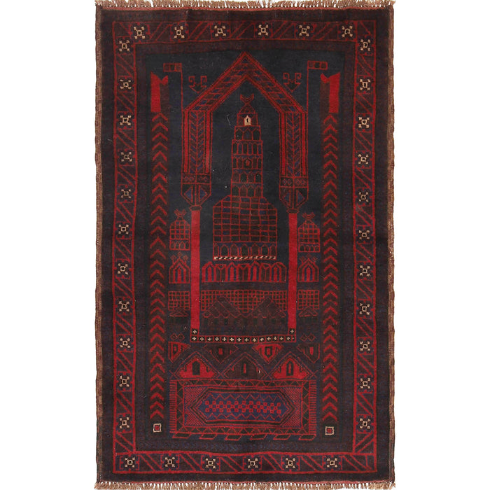 Worship Mat Afghan Craft 4.6x2.8 ft