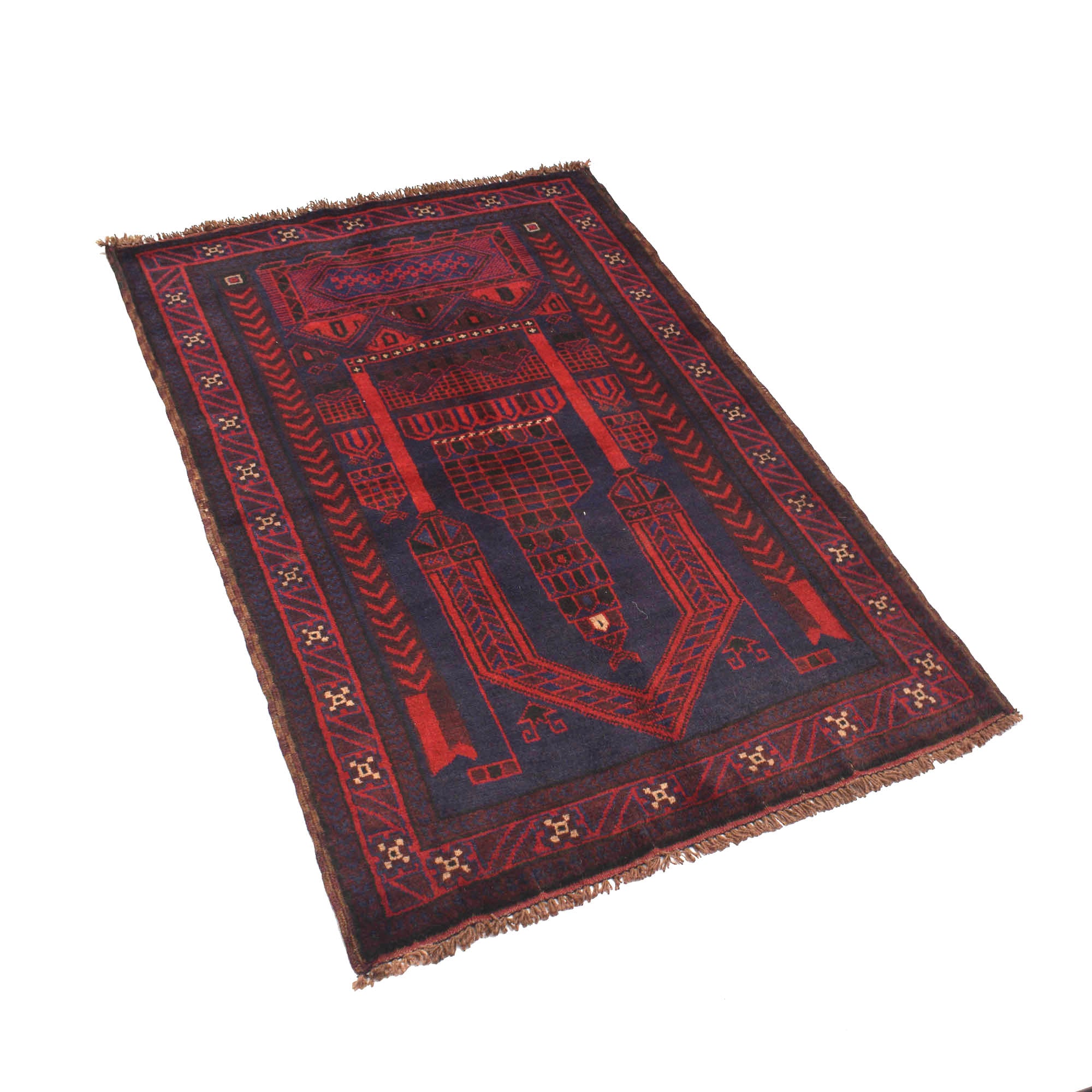 Worship Mat Afghan Craft 4.6x2.8 ft