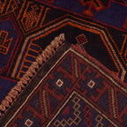 Afghan Rug Crafted Prayer 4.7x2.9 ft