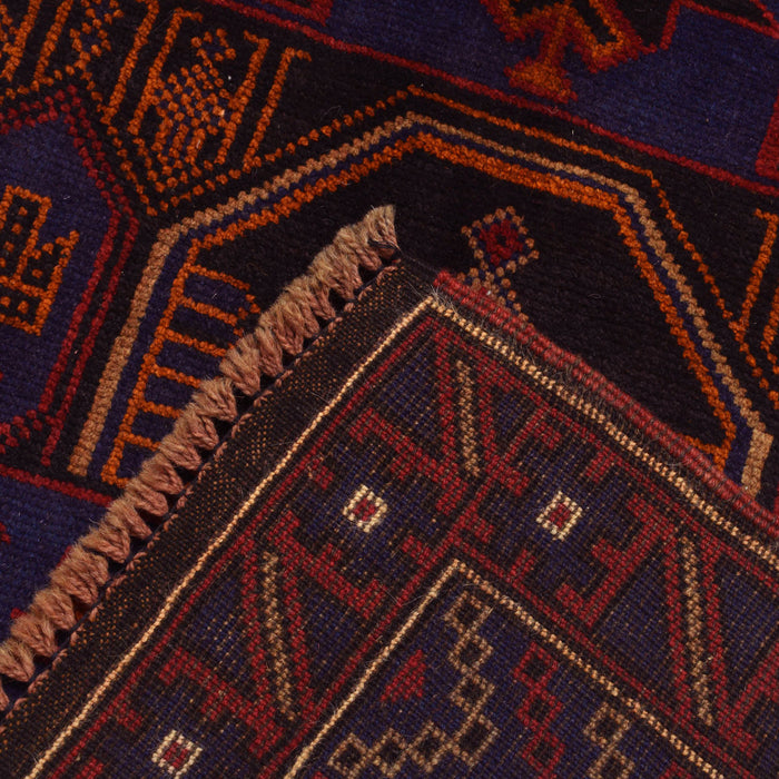 Afghan Rug Crafted Prayer 4.7x2.9 ft